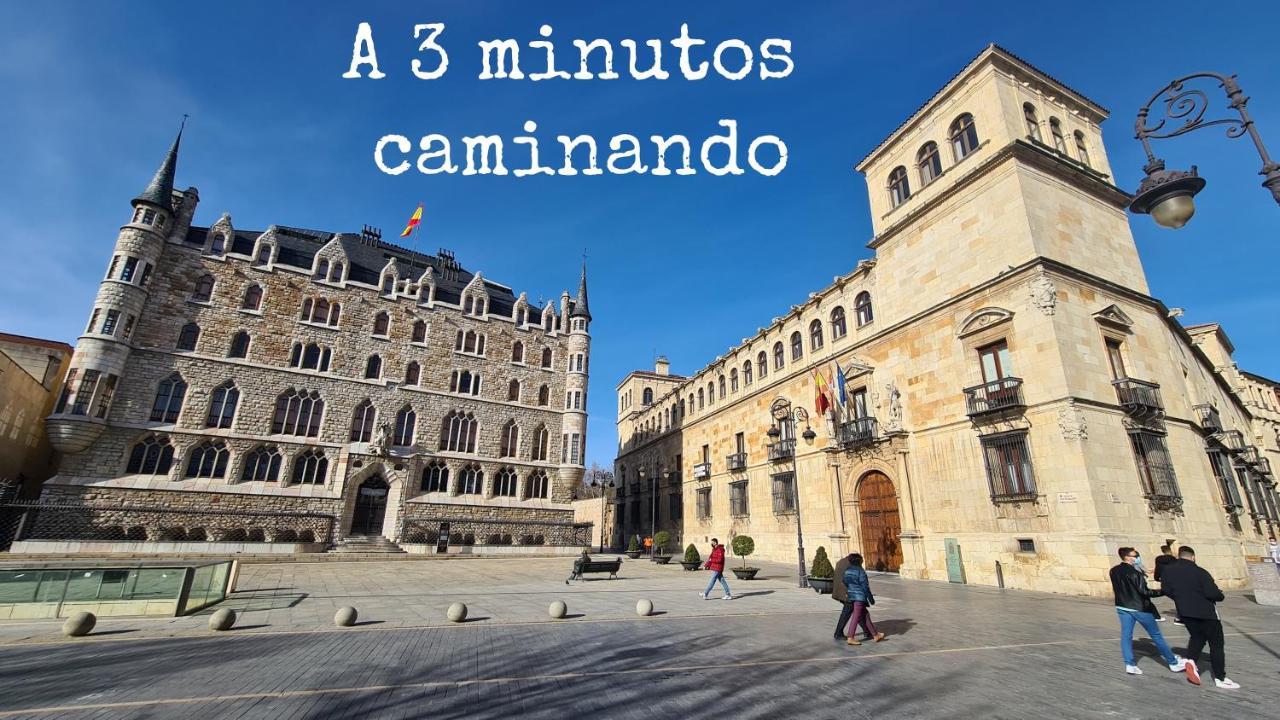 Www Sanmartinplaza Es En El Corazon Del Casco Historico Apartment Леон Екстериор снимка