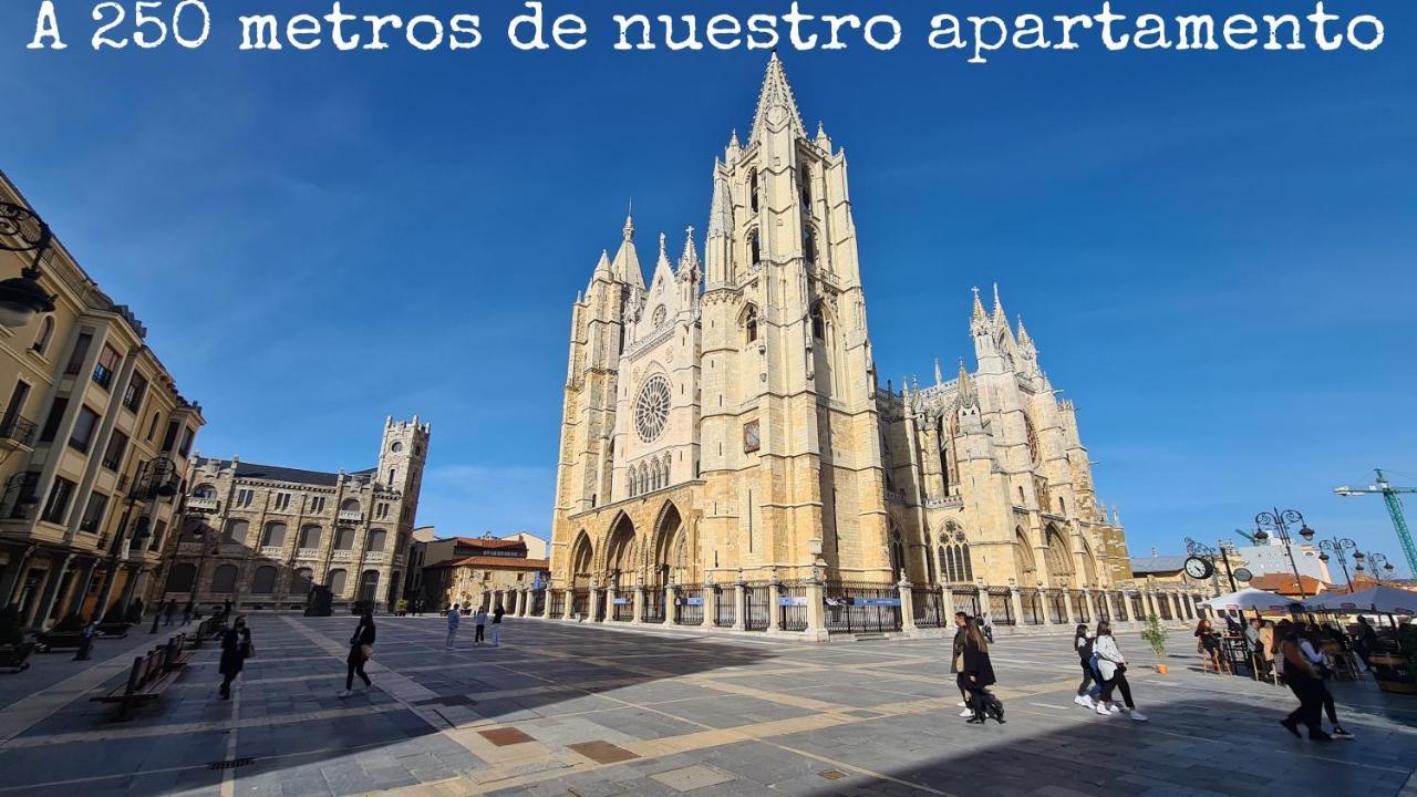 Www Sanmartinplaza Es En El Corazon Del Casco Historico Apartment Леон Екстериор снимка